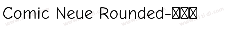Comic Neue Rounded字体转换
